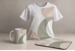 Camiseta, caneca e mouse pad personalizados